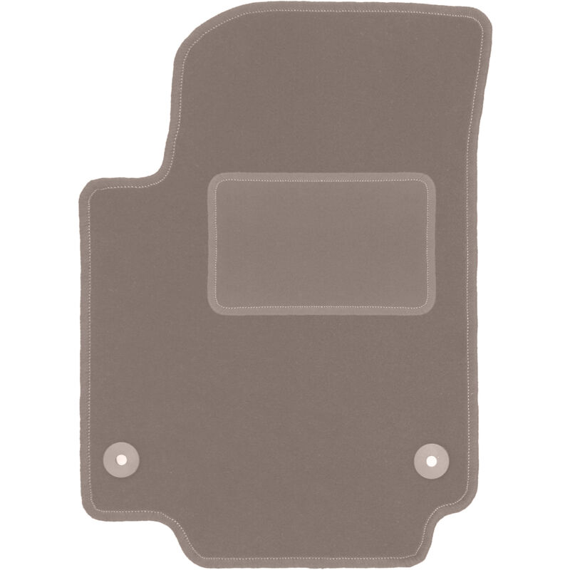 Tapis conducteur beige pour : Volkswagen Up berline (2011-)