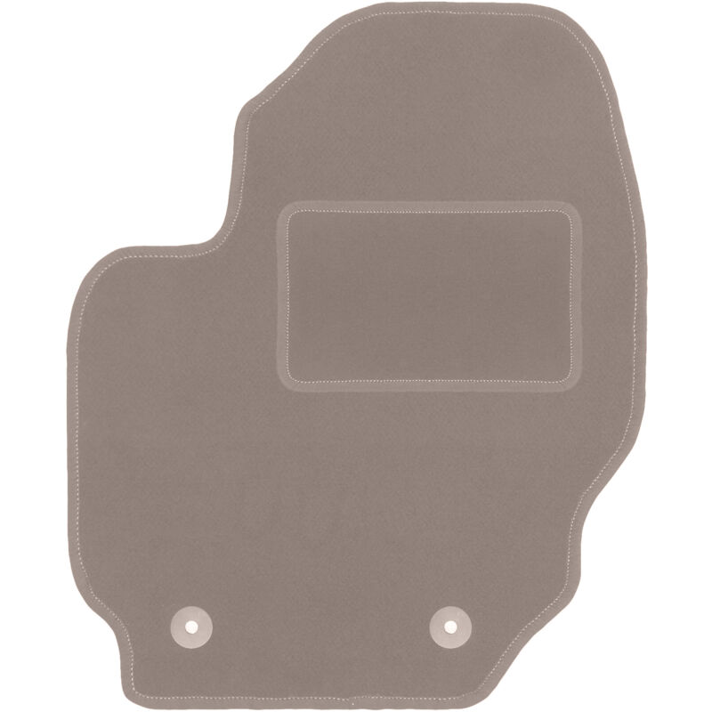 Tapis conducteur beige pour : Volvo V70 III break (2007-2016)
