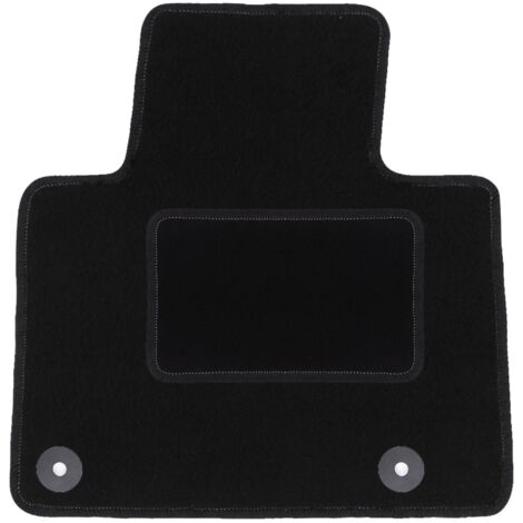 Tapis conducteur en velours pour : Citroën C5 II X7 liftback, berline, break, tourer (2008-2017) noir