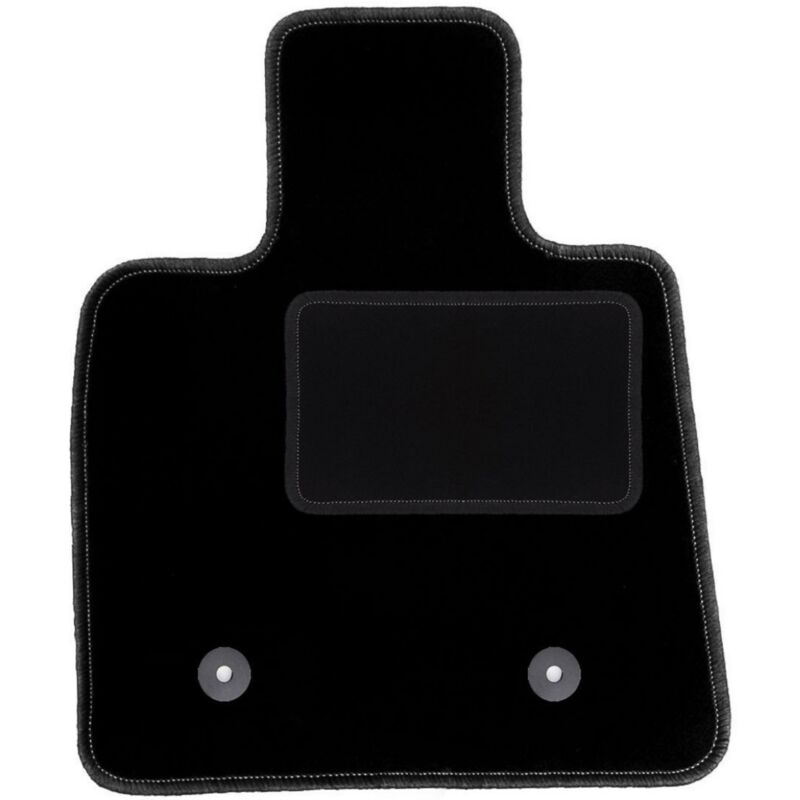 Tapis conducteur noir pour : Alfa Romeo Stelvio 2x4 (2WD) SUV (2016-)