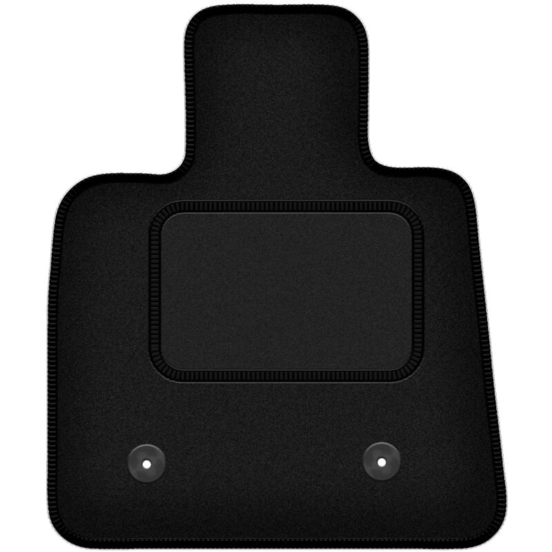 Tapis conducteur noir pour : Alfa Romeo Stelvio Q4 (4WD) 4x4 SUV (2017-)