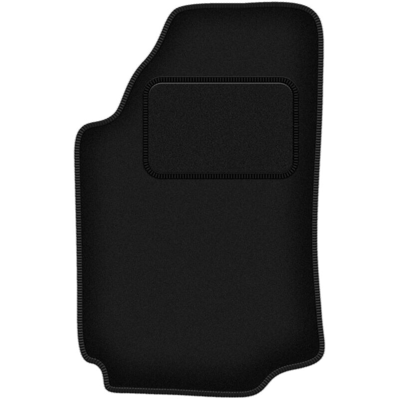 Tapis conducteur noir pour : Audi 200 C3 berline, avant (1983-1991)