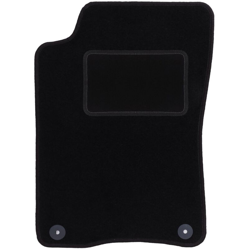Tapis conducteur noir pour : Audi 90 B3 berline (1986-1991)