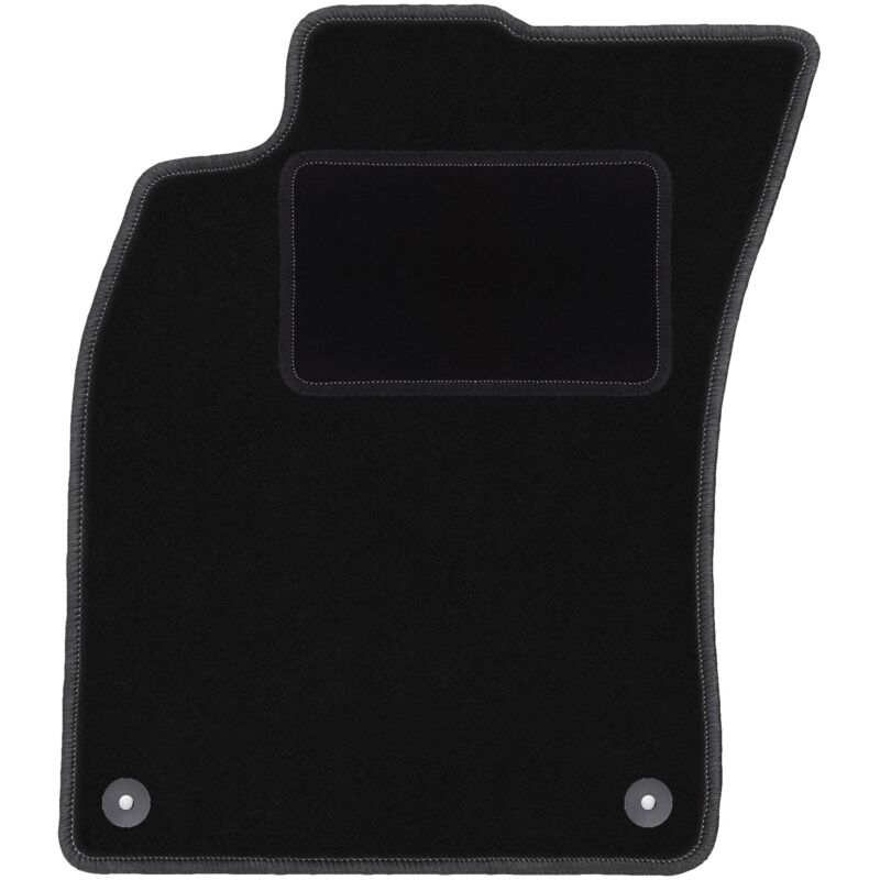 Tapis conducteur noir pour : Audi A6 C6 berline, break, avant (2004-2006)