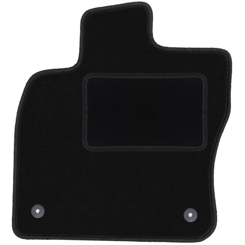 Tapis conducteur noir pour : Audi Q2 crossover (2016-)