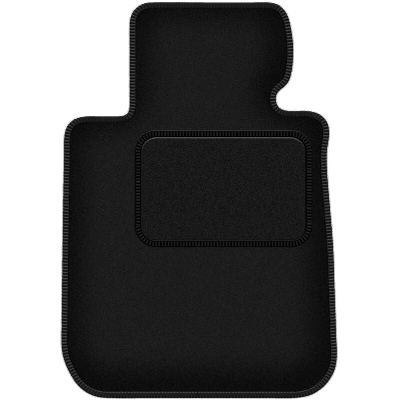 Tapis conducteur noir pour : BMW 1 E88 cabriolet (2008-2014)