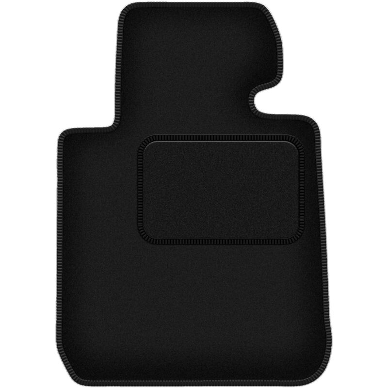 Tapis conducteur noir pour : BMW 1 F23 cabriolet (2011-2019)