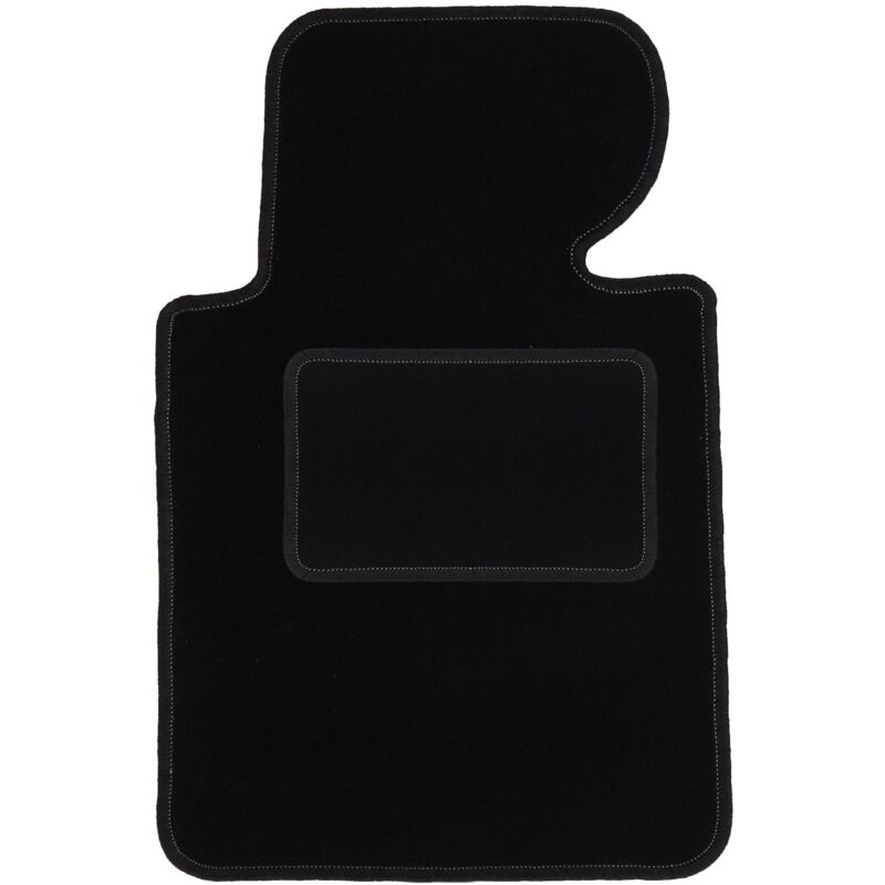 Tapis conducteur noir pour : BMW 3 E46 compacte, coupé, berline, break, touring (1998-2007)