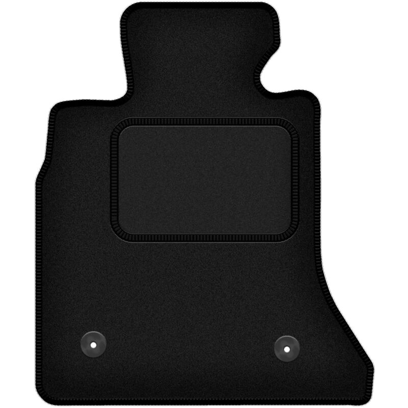 Tapis conducteur noir pour : BMW 5 F11 break (touring) (VELCRO) (2010-2013)