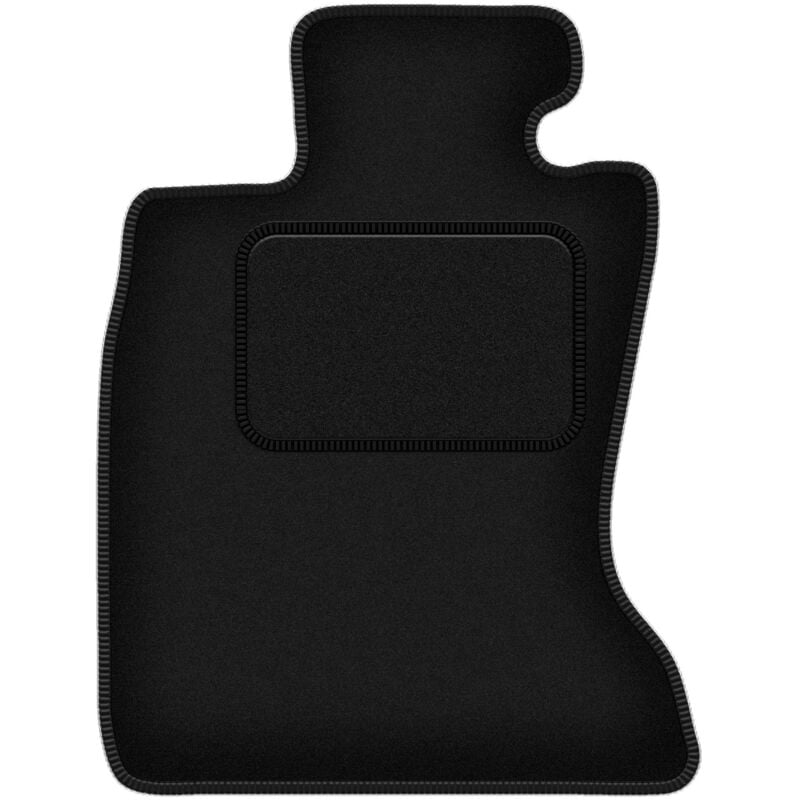 Tapis conducteur noir pour : BMW 7 F01 berline (2008-2015)