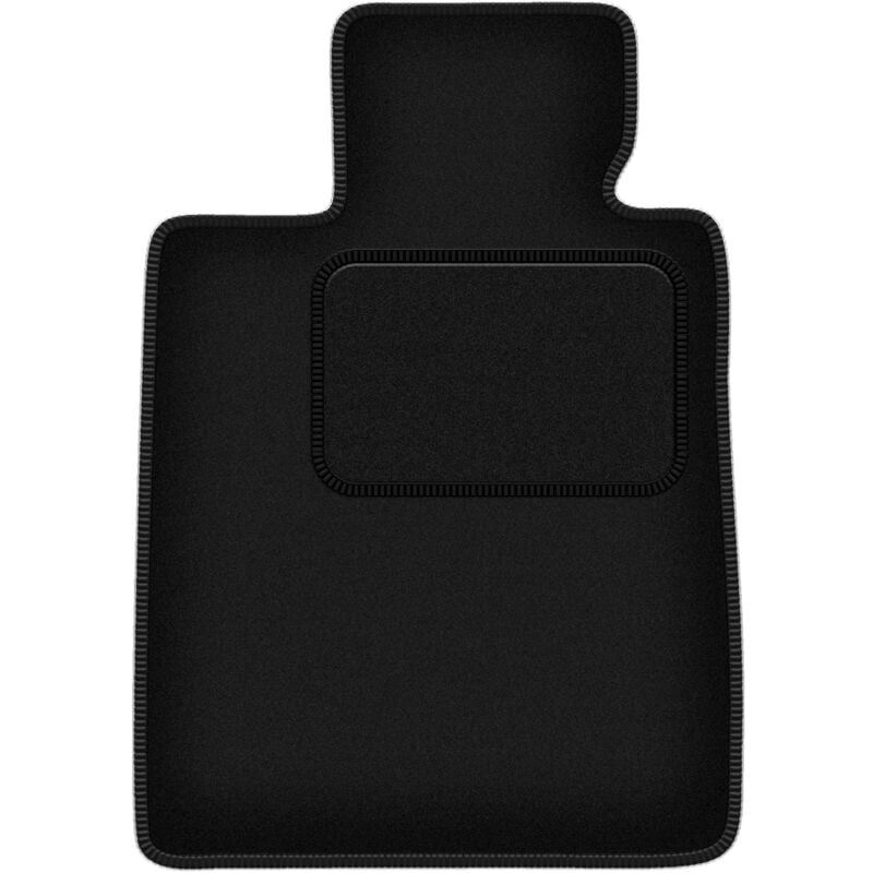 Tapis conducteur noir pour : BMW 7 G11 berline courte (2015-)