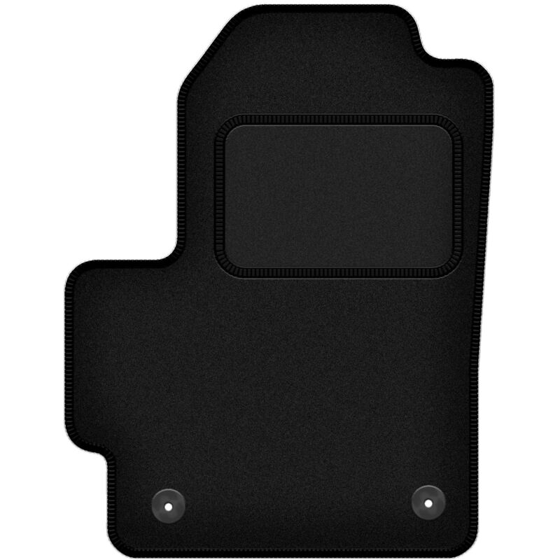 Tapis conducteur noir pour : Chevrolet Matiz à hayon (2004-2009)