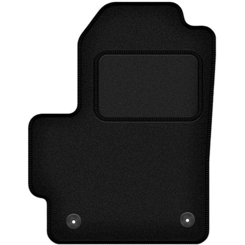 Tapis conducteur noir pour : Chevrolet Spark II M200 à hayon (2005-2009)