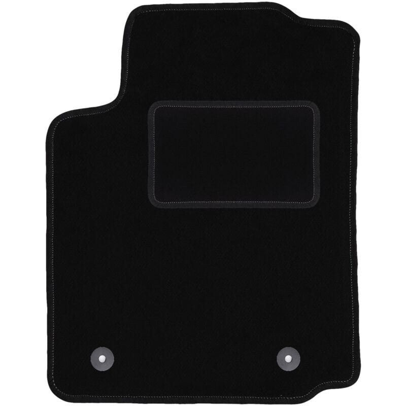 Tapis conducteur noir pour : Citroën C2 berline (2003-2009)