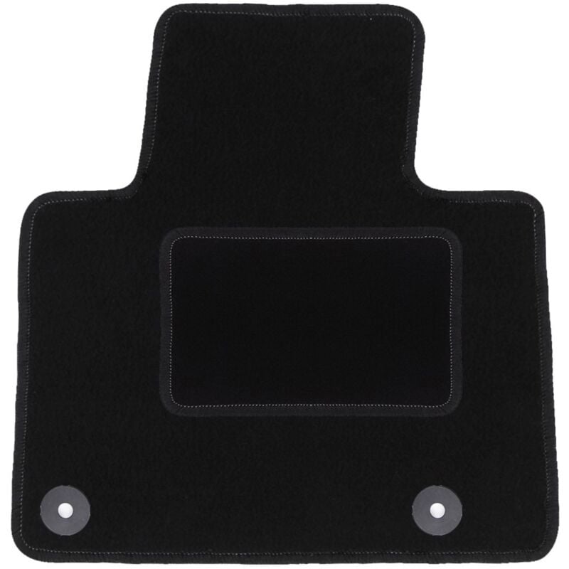 Tapis conducteur noir pour : Citroën C5 II X7 liftback, berline, break, tourer (2008-2017)