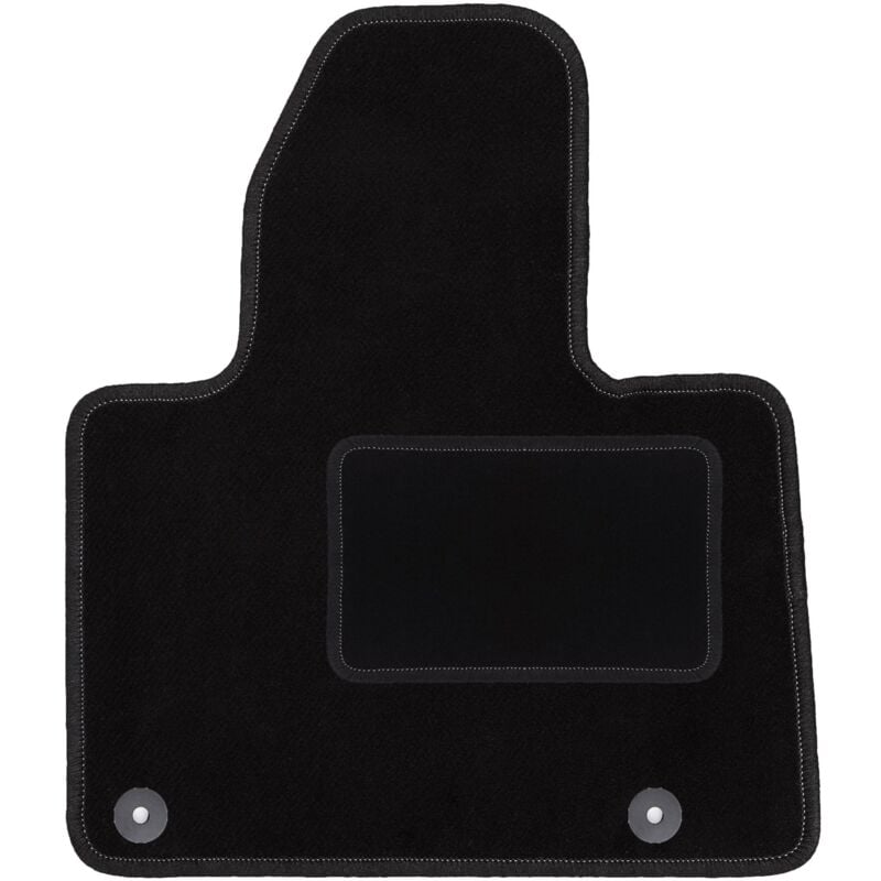 Tapis conducteur noir pour : Citroën C5 III X7 liftback, berline, break, tourer (2008-2017)