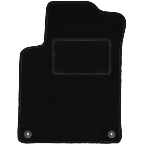 Tapis De Sol En Feutre Sur Mesure Pour Peugeot 607 Berline (1999-2010) - Noir - Ensemble Complet Avant/arrière - Marque Mossa