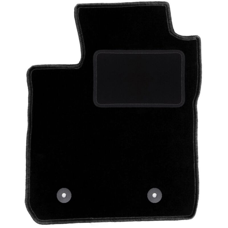 Tapis conducteur noir pour : crossover Ford EcoSport MK2 FL (2017-)