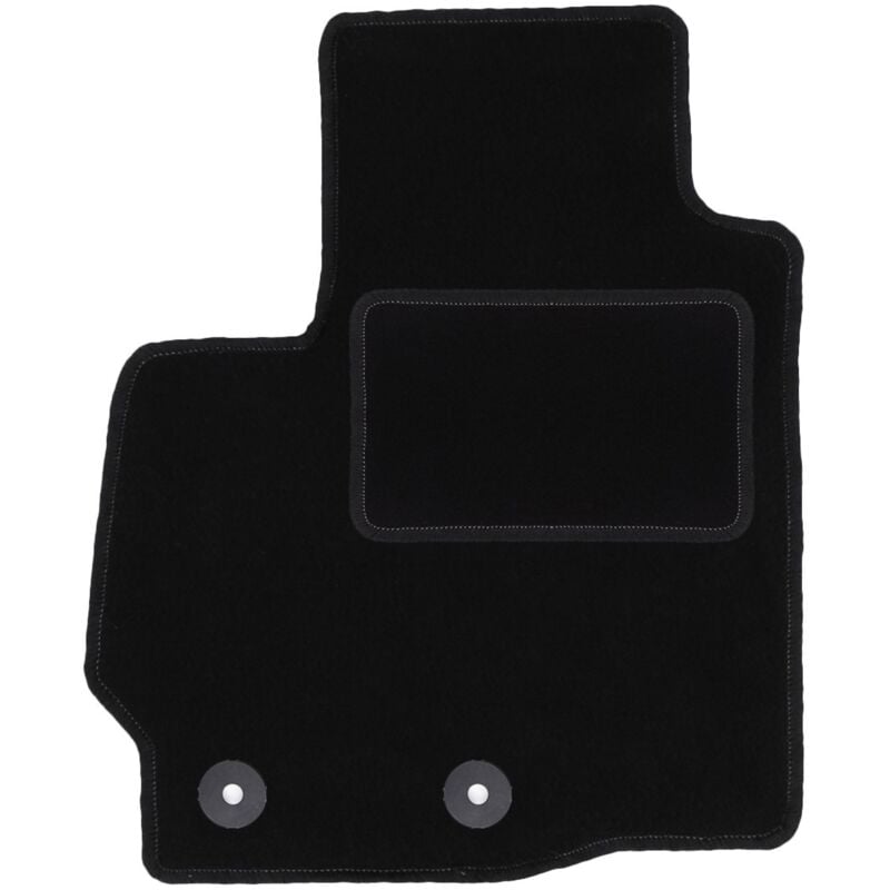 Tapis conducteur noir pour : crossover Mitsubishi ASX (2010-2019)