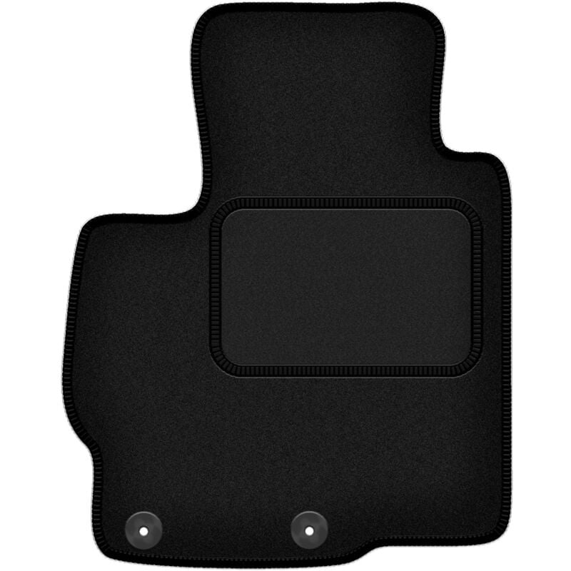 Tapis conducteur noir pour : crossover Mitsubishi ASX II (2020-)