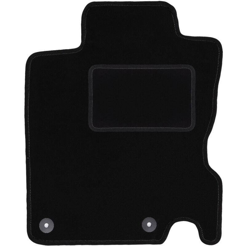 Tapis conducteur noir pour : crossover Nissan Qashqai II J11 (2013-)