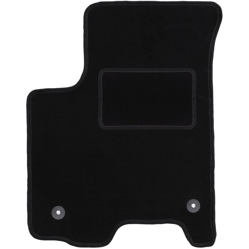 Tapis conducteur noir pour : Daewoo Kalos hayon, berline (2002-2011)