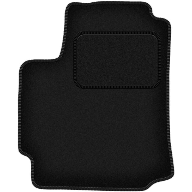 Tapis conducteur noir pour : Daihatsu Sirion III M300 à hayon (2004-2010)