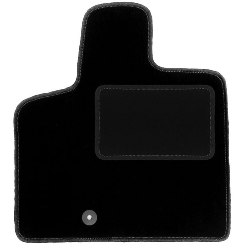 Tapis conducteur noir pour Dodge Caravan IV 7 places (2008-2016)