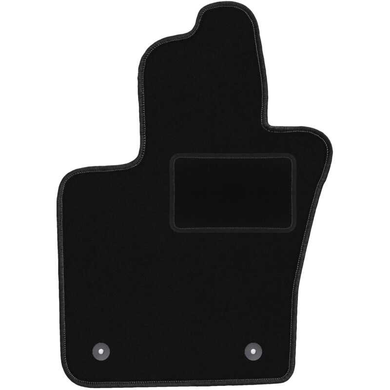 Tapis conducteur noir pour : Fiat 500X crossover (2014-2018)