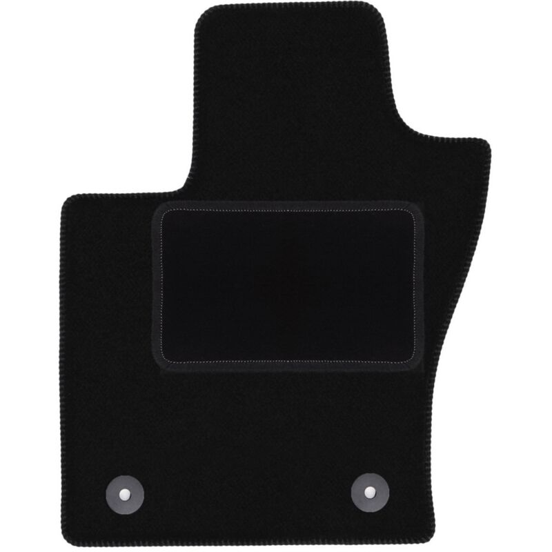 Tapis conducteur noir pour : Fiat 500X II crossover (2018-)