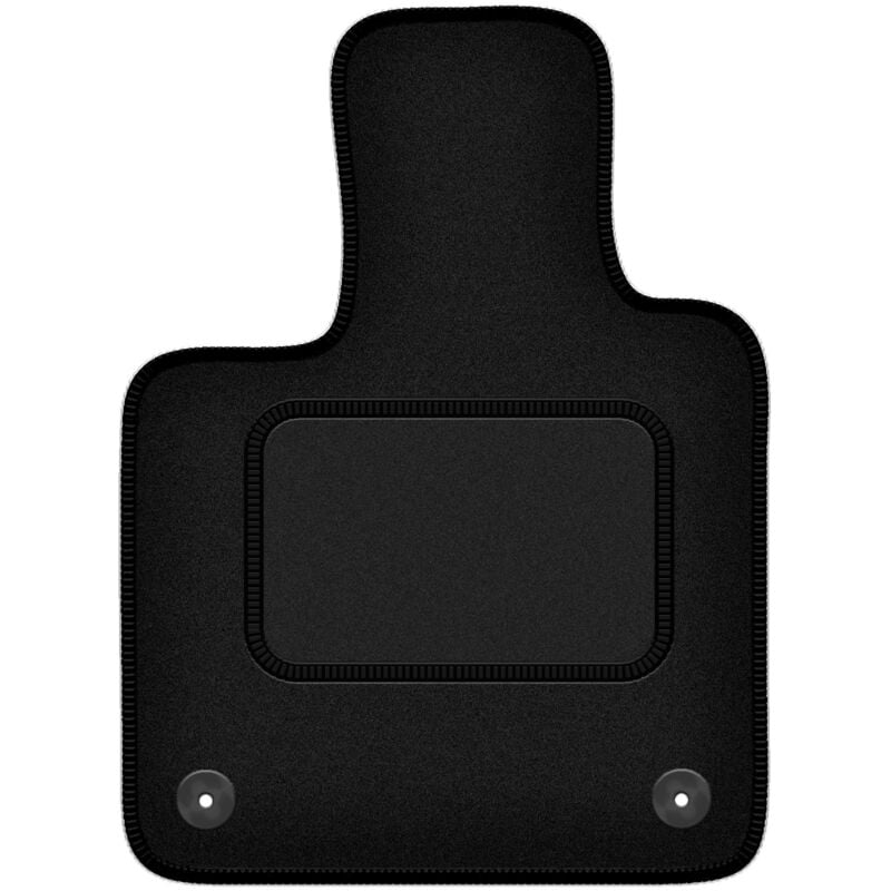 Tapis conducteur noir pour : Fiat E-500 / 500 Electric hatchback (2020-)