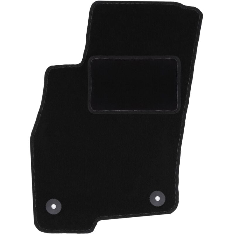 Tapis conducteur noir pour : Fiat Grande Punto hayon (2005-2009)