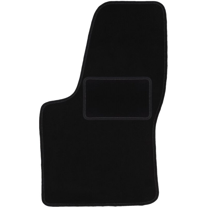 Tapis conducteur noir pour : Fiat Seicento à hayon (1998-2010)