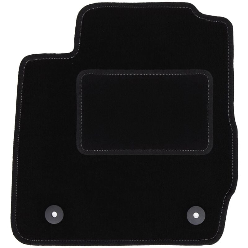 Tapis conducteur noir pour : Ford Fiesta MK7 à hayon (2011-2017)