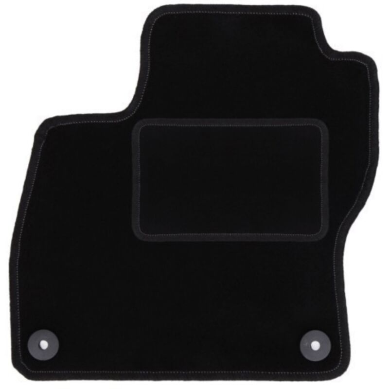 Tapis conducteur noir pour : Ford Focus MK3 FL berline, break, hayon (2017-2020)