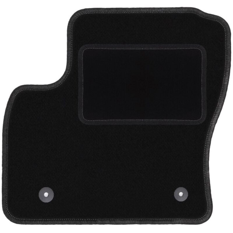 Tapis conducteur noir pour : Ford Kuga MK1 SUV (2011-2013)