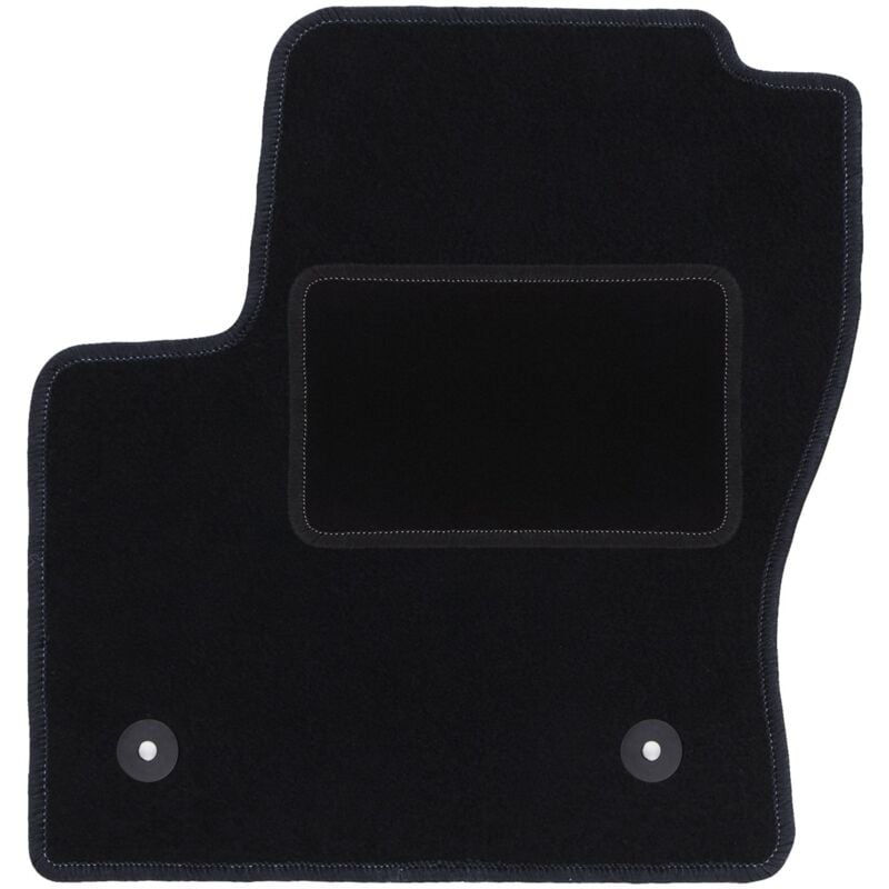 Tapis conducteur noir pour : Ford Kuga MK2 SUV (2012-2019)