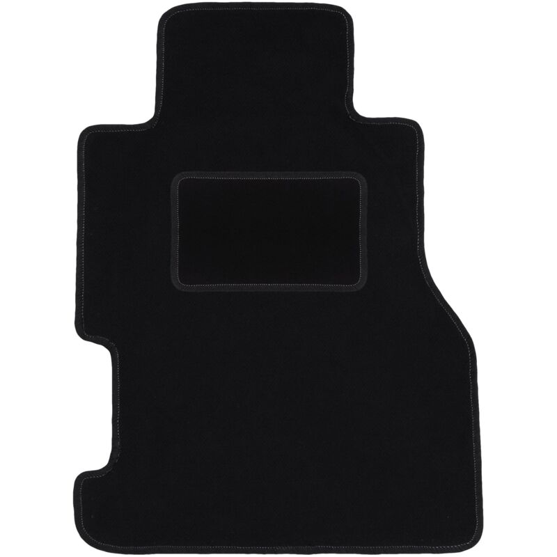 Tapis conducteur noir pour : Honda Civic VII 3 portes à hayon, coupé (2001-2005)