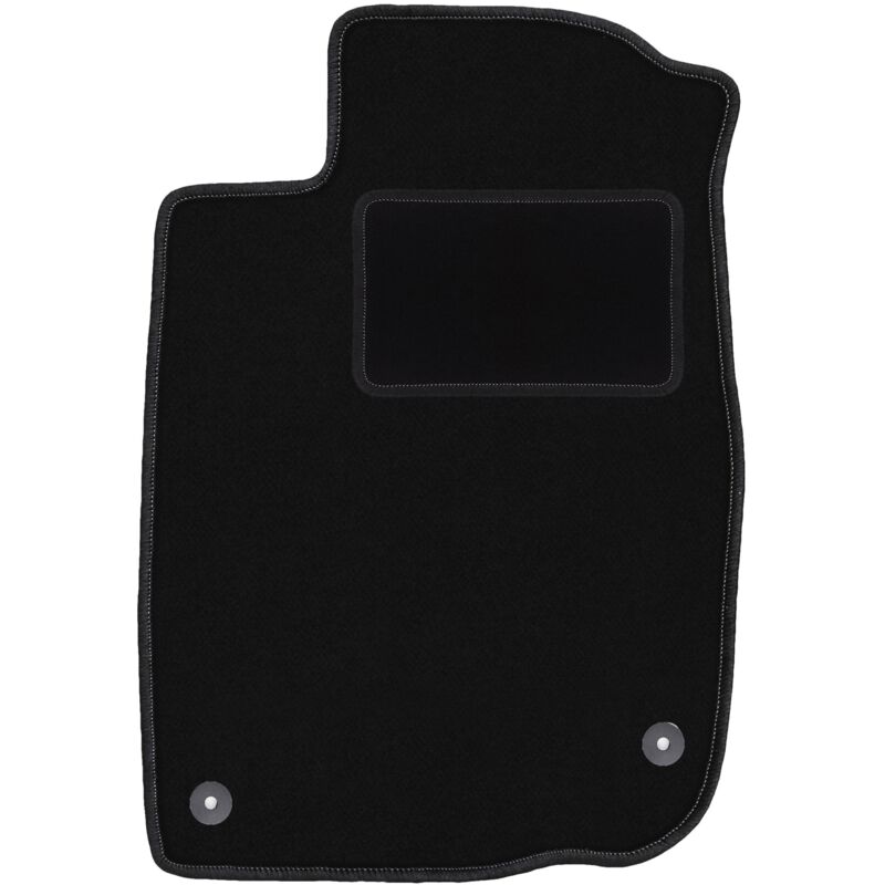 Tapis conducteur noir pour : Honda CR-Z coupé (2010-2016)