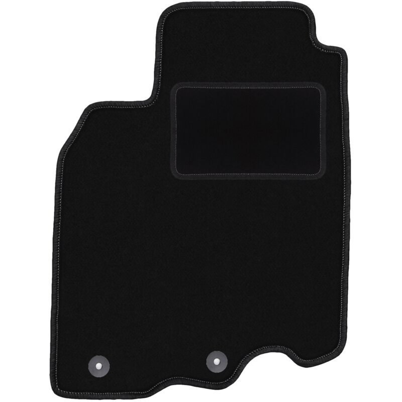 Tapis conducteur noir pour Honda Insight II à hayon (2009-2014)