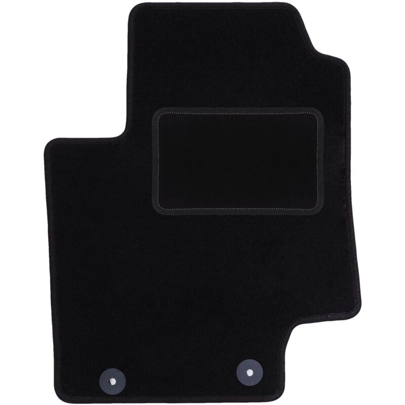 Tapis conducteur noir pour : Hyundai i20 I à hayon (2008-2014)