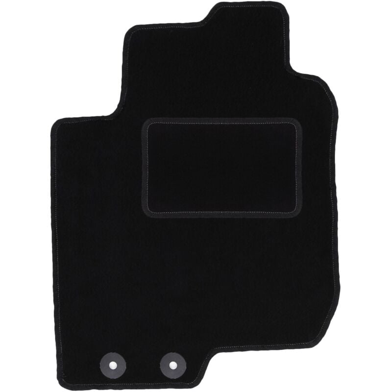 Tapis conducteur noir pour : Hyundai i30 I à hayon, break, CW (2007-2012)