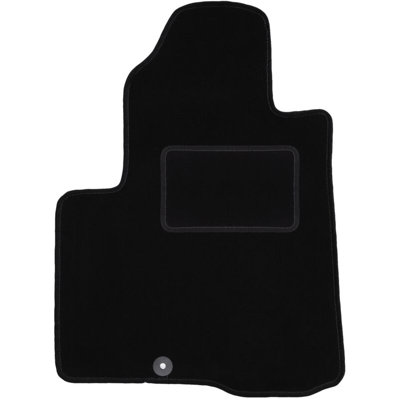 Tapis conducteur noir pour : Hyundai SantaFe II SUV (2006-2012)