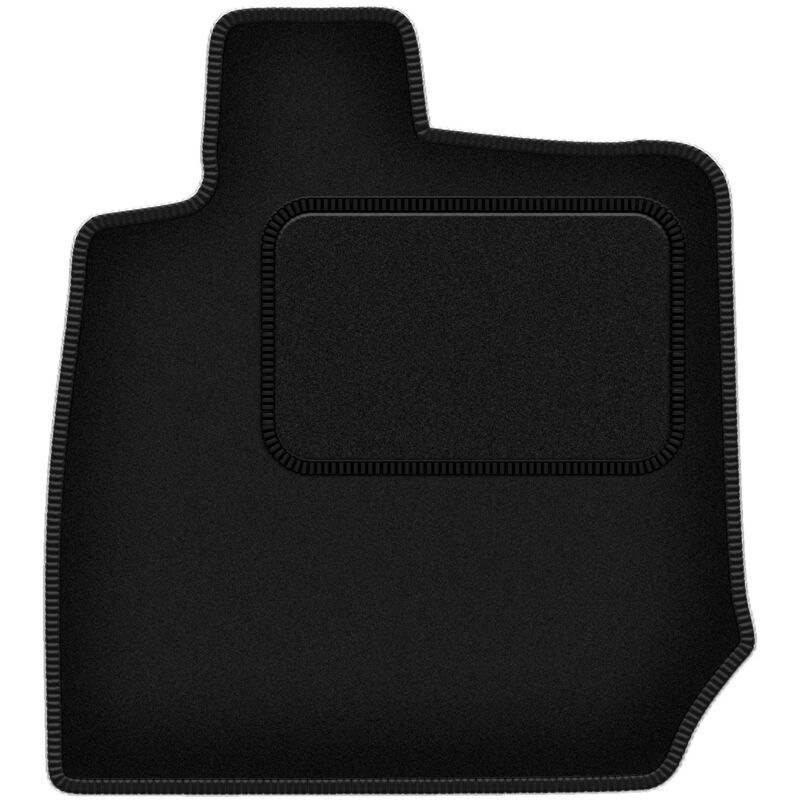 Tapis conducteur noir pour : Isuzu D-MAX III pick-up (2019-)