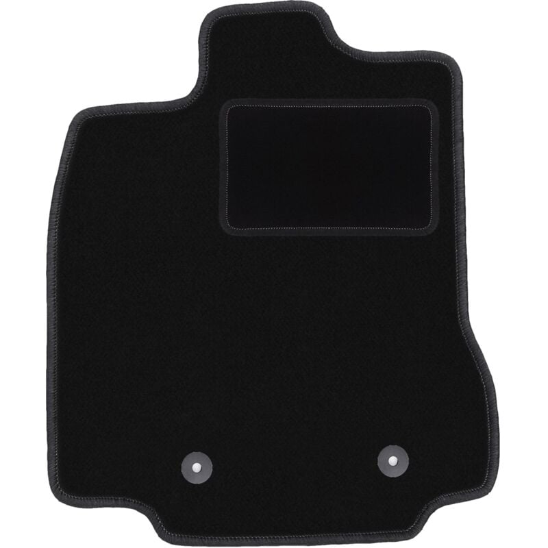 Tapis conducteur noir pour : Jaguar XF I 2WD X250 berline, break (2007-2015)