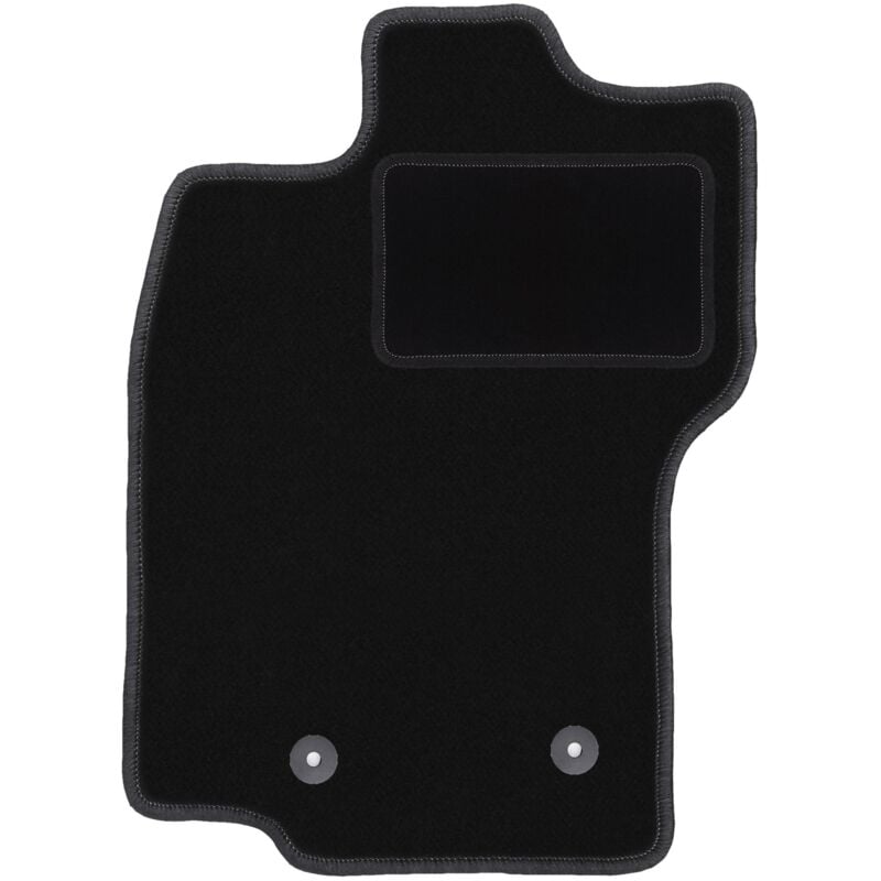 Tapis conducteur noir pour : Jaguar XF I 4WD X250 berline, break (2007-2015)