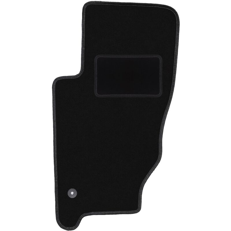 Tapis conducteur noir pour Jeep Cherokee Liberty KJ tout-terrain (2002-2007)