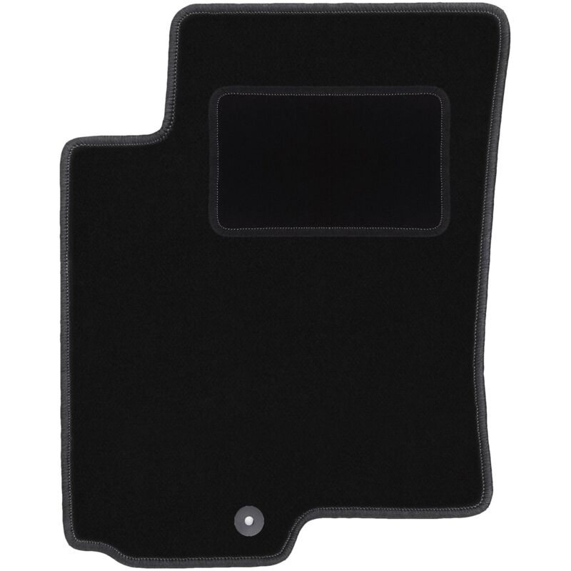 Tapis conducteur noir pour : Kia Cerato berline à hayon (2004-2008)