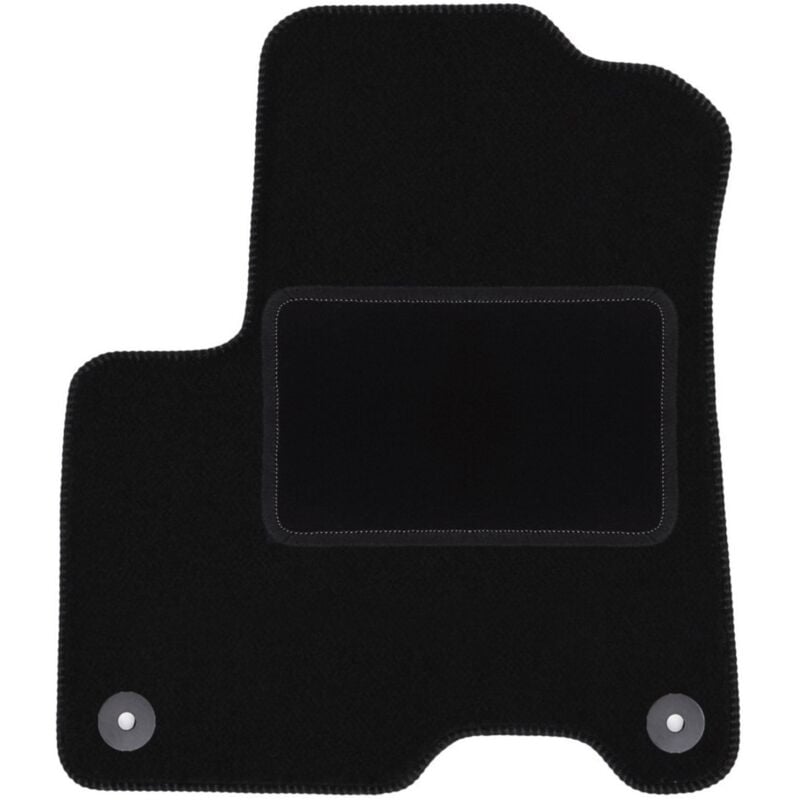 Tapis conducteur noir pour : KIa eNiro / Niro EV crossover (2016-)