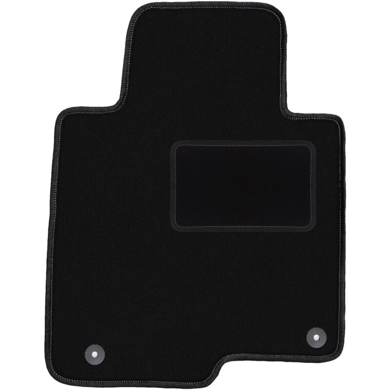 Tapis conducteur noir pour : Kia Optima IV SW break (2015-)